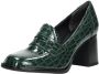 Tamaris Groene Krokodillenprint Pump Green Heren - Thumbnail 10