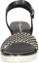 Tamaris Vegan Sleehak Sandalette met Geweven Bandje Black - Thumbnail 5