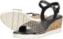 Tamaris Vegan Sleehak Sandalette met Geweven Bandje Black - Thumbnail 6