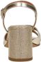 Tamaris Sandalen met hak goud Textiel Dames - Thumbnail 11