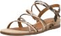Tamaris Leopard Sandalen beige Textiel Dames - Thumbnail 11