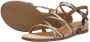 Tamaris Leopard Sandalen beige Textiel Dames - Thumbnail 14