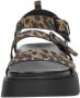 Tamaris Sandalen Plat Sandalen Plat Beige - Thumbnail 7