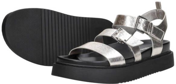 tamaris Sandalen Plat Zilver