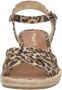 Tamaris Leopard Espadrilles met hak bruin Textiel Dames - Thumbnail 10