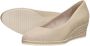 Tamaris Pumps met sleehak beige Leer Dames - Thumbnail 11