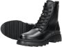 Tamaris Stoere zwarte veterschoen voor dames Zwart Dames - Thumbnail 11