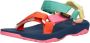 Teva T HURRICANE XLT 2 Unisex Sandalen Roze Blauw Groen - Thumbnail 15