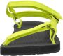 Teva ORIGINAL UNIVERSAL SLIM Dames Sandalen Zwart Geel - Thumbnail 5