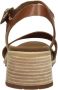 Timberland Laguna Shore sandalen met hak bruin - Thumbnail 7