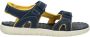 Timberland Perkins Row 2-Strap Black Yellow Sandalen - Thumbnail 4