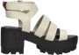 Tommy Hilfiger Heeled Leather Sandal Trendy beige - Thumbnail 4