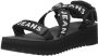 Tommy Hilfiger Flatform Eva Sandal Dames Sandalen Zwart - Thumbnail 14