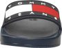 Tommy Hilfiger Tommy Jeans Flag Pool Slide Open Teen blauw - Thumbnail 10