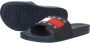 Tommy Hilfiger Tommy Jeans Flag Pool Slide Open Teen blauw - Thumbnail 11
