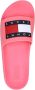 Tommy Jeans Roze Dames Slippers Lente Zomer Collectie Pink Dames - Thumbnail 12