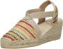 Toni Pons Terra-MA Espadrilles Sleehak Dames Raffia Multi - Thumbnail 4