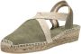 Toni Pons Verdi-V Dames Espadrilles Caqui Groen Canvas VERDIVcaqui - Thumbnail 7