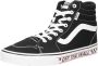 Vans Stijlvolle hoge sneakers voor heren met uniek tekstontwerp Black Heren - Thumbnail 4