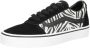 Vans Ward Zebra dames sneaker Zwart wit - Thumbnail 4