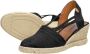 Verbenas Maika Sandalen Touwzool Zwart - Thumbnail 6