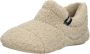 Verbenas Yeti Pantoffels Sloffen Dames Beige - Thumbnail 9