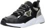 VINGINO Beau chunky leren sneakers zwart Meisjes Leer Meerkleurig 37 - Thumbnail 8
