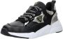 VINGINO Beau chunky leren sneakers zwart Meisjes Leer Meerkleurig 36 - Thumbnail 9