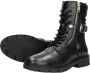 Vingino Britt One Veterboots Laarzen Met Veters Meisjes Zwart - Thumbnail 12