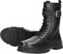 Vingino Jennifer Hi Veterboots Laarzen Met Veters Meisjes Kids Zwart - Thumbnail 14