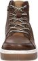 VINGINO Duncan Mid leren sneakers bruin Jongens Leer Meerkleurig 36 - Thumbnail 13