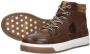 VINGINO Duncan Mid leren sneakers bruin Jongens Leer Meerkleurig 36 - Thumbnail 14