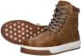 Vingino Sil Xhi Hoge sneakers Leren Sneaker Jongens Kids Cognac - Thumbnail 13