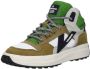 VINGINO Vito leren sneakers groen Jongens Leer Meerkleurig 36 - Thumbnail 9