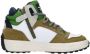 VINGINO Vito leren sneakers groen Jongens Leer Meerkleurig 36 - Thumbnail 9