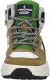 VINGINO Vito leren sneakers groen Jongens Leer Meerkleurig 36 - Thumbnail 10