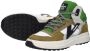 VINGINO Vito leren sneakers groen Jongens Leer Meerkleurig 36 - Thumbnail 11