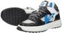 VINGINO Vito leren sneakers zwart blauw Jongens Leer Meerkleurig 30 - Thumbnail 6