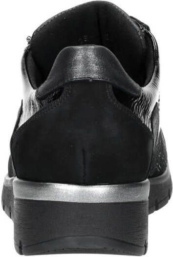 Waldläufer K-Inga Mocassino Donna In Pelle - Nero, Suola In Plastica, Tacco Piatto, Larghezza Media - 4