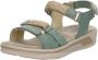 Wolky Dames Sandalen 01056 Acula Groen - Thumbnail 4