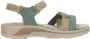 Wolky Dames Sandalen 01056 Acula Groen - Thumbnail 6