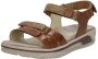 Wolky Comfortabele Bruine Leren Sandaal voor Dames Brown Dames - Thumbnail 5