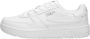Fila Witte Lage Top Sneaker Leren Rubberen Zool White Heren - Thumbnail 3
