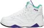 Fila Witte veterschoenen met contrasterende accenten White Dames - Thumbnail 3