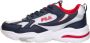 Fila Madrun Teens Sneakers Laag Blauw - Thumbnail 2
