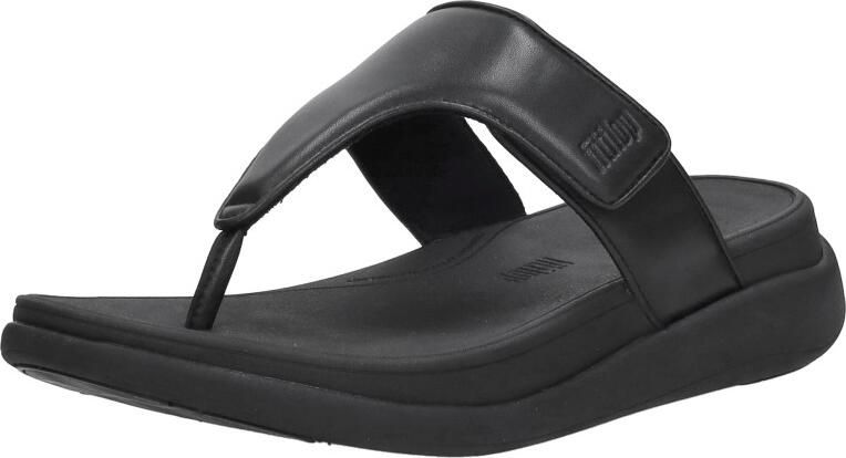 FitFlop F-Mode Go Adjustable Flatform Toe-Post Sandals -Slippers Vrouwen All Zwart - Foto 4