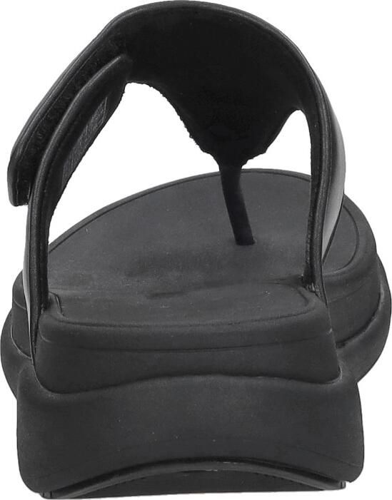 FitFlop F-Mode Go Adjustable Flatform Toe-Post Sandals -Slippers Vrouwen All Zwart - Foto 6