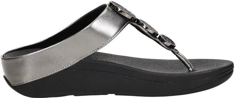 Fitflop Dianets HALO BEAD-CIRCLE METALLIC TOE-POST SANDALS pool slides pantoffel met dempende tussenzooltechnologie - Foto 12