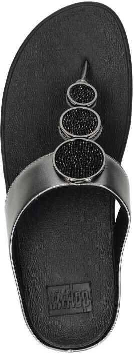 Fitflop Dianets HALO BEAD-CIRCLE METALLIC TOE-POST SANDALS pool slides pantoffel met dempende tussenzooltechnologie - Foto 13