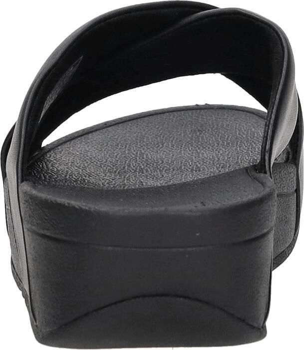 FitFlop Lulu Cross Slide Sandals Leather Dames Sandalen Zwart - Foto 7